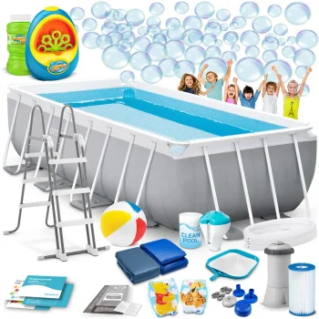 Intex 26790 Frame Pool, 400 x 200 x 122 cm with Accessories Set