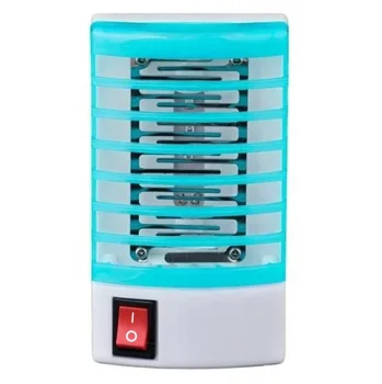 Electric insect killer lamp for mosquitoes and flies, white blue