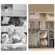 Ruhhy 00025764 Underwear Organizer Set, 6 pcs, Grey