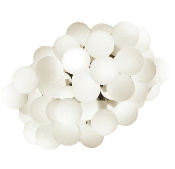 Sodo girlianda 10m su 100 LED lempučių, šalta balta