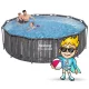 Bestway 5614X Frame Pool Set 18-in-1 366x100 cm + Bubble Machine