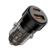 Tech-Protect CC03 automobilinis įkroviklis, 2-port PD 75W, juodas