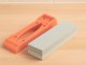 Double-Sided Rectangular Knife and Scissors Sharpening Stone with Base