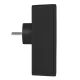 Elektros lizdų šakotuvas Maclean MCE248 F/B su 3 lizdais, 2x USB-A ir 2x USB-C PD 20W, juodas