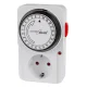 Mechaninis rozetės laikmatis GreenBlue GB360 F, 48 programos, 16A, baltas