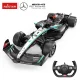 Rastar Mercedes AMG F1 W15 E radijo bangomis valdomas automobilis, 1:12, sidabrinis