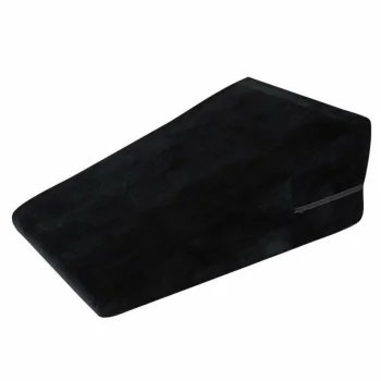 Ergonominė pleišto formos pagalvė XXL, juoda