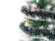 Artificial Christmas Garland Holiday Decoration 5m, Green and White
