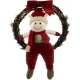 Kalėdinis durų vainikas Ruhhy Elf, 36 cm