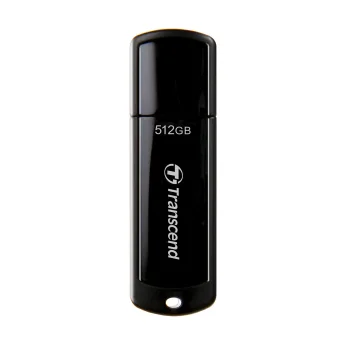 USB atmintinė Transcend JetFlash 700 512GB USB 3.1 Gen 1, juoda