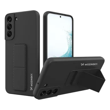 Dėklas su stovu Wozinsky Kickstand Case, skirtas Samsung Galaxy S22+, juodas