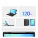 Dux Ducis DK planšetinio kompiuterio dėklas su klaviatūra, skirta Samsung Tab S10 FE+, juodas