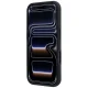Mercedes leather MagSafe case for iPhone 18 Pro Max and 17 Pro Max with ring stand, burgundy