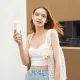 Rankinis ventiliatorius Jisulife Handheld Fan Life8 su 2000 mAh baterija ir žibintuvėliu, baltas