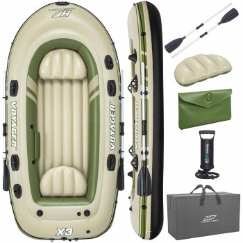 Pripučiama valtis Bestway Voyager X3 Raft 294 x 137 cm su irklais