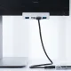 Orico MH4PU USB šakotuvas su tvirtinimo spaustuvu 4x USB-A 3.0, sidabrinis
