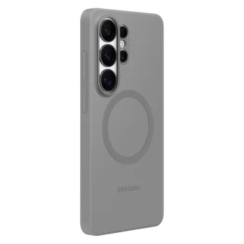 Samsung Silicone Magnet dėklas skirtas Samsung Galaxy S26 Ultra, pilkas