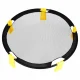 Roundnet žaidimo rinkinys su apvaliu tinklu ir 2 kamuoliais, 90 cm, juodas/geltonas