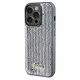 Guess dėklas iPhone 14 Pro Max telefonui Sequin Script Metal, sidabrinis