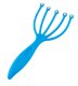 Scalp and Head Massager with Steel Balls Blue
