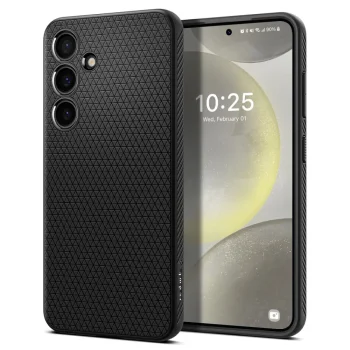Spigen Liquid Air dėklas Samsung Galaxy S24 telefonui, matinis juodas