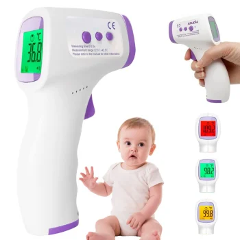 Bekontaktis infraraudonųjų spindulių termometras su LCD ekranu