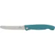 Sulankstomas daržovių peilis Victorinox Swiss Classic 11 cm, žalias