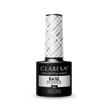 Claresa Power Base 01 Clear Gel Polish Base, 5g