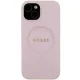 Apple iPhone 15 Plus 6.7\'\' Guess Saffiano MagSafe Case Cover, Pink