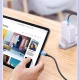 Ugreen US316 USB-C į USB-C laidas 100W 5A 480Mb/s 1m, pilkas