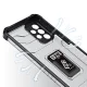 Dėklas Samsung Galaxy A72 4G Crystal Ring Case su žiedu, mėlynas