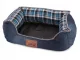 Dog and Cat Bed with Cushion, Size XL, Denim Style