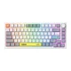 Mechaninė žaidimų klaviatūra ONIKUMA G52, 82 klavišai, RGB, juoda