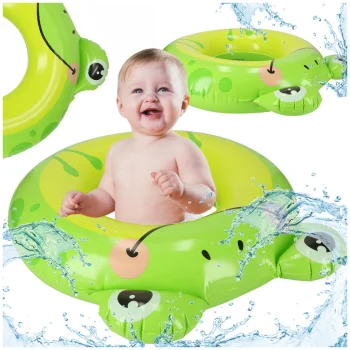 BESTWAY 36351 inflatable swim ring for kids, 85x76 cm, frog design