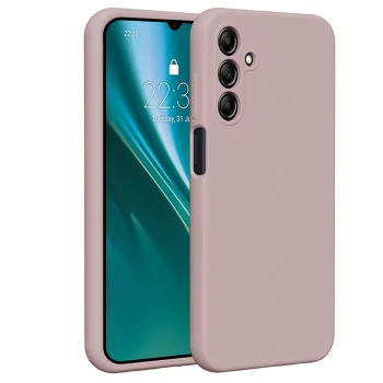 Etteri Silicone Case dėklas Samsung Galaxy A15 4G / 5G, šviesiai rožinis