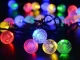 Spalvinga saulės energijos sodo girlianda 40 LED, 7 m