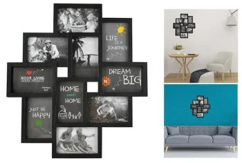 10-Photo Frame – Black