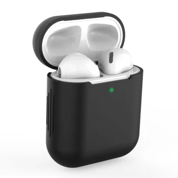 Tech-Protect Icon apsauginis dėklas ausinėms Apple AirPods 1 / 2, juodas