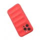 Magic Shield Case smūgiams atsparus dėklas iPhone 13 Pro, raudonas