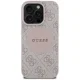Guess 4G Circle Classic Logo MagSafe dėklas iPhone 16 Pro, rožinis