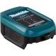 Makita 1915U4-1 DC18SJ USB-PD akumuliatorių įkroviklis su ADP14 automobiliniu adapteriu