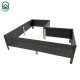 Pakelta lysvė KLASIKA Woodlook L-Shape, 146x146x30 cm, pilka