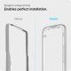 Apsauginis stiklas Spigen ALM Glass FC telefonams iPhone 13 / 13 Pro / 14, juodas