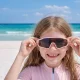 Rockbros SP383 vaikiški fotochrominiai dviratininko akiniai UV400 - rožiniai