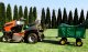 Sodo transportavimo vežimėlis MultiGarden Case 127834, 400 kg, žalias
