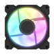 Darkflash DR08 kompiuterio aušinimo ventiliatorius, juodas