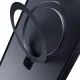 3MK Smoke Case Mag&Stand dėklas, skirtas iPhone 12 Pro Max, juodas