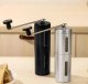Manual Coffee Grinder with Adjustable Burr, Silver