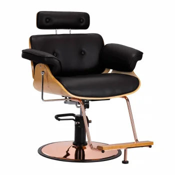 Gabbiano Florencja Hairdressing Chair with Adjustable Headrest, Black