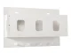 Hanging Bathroom Shelf with Hooks, White